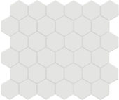 2" Vintage Grey Matte Hex Mosaic | Young Interiors Flooring Center
