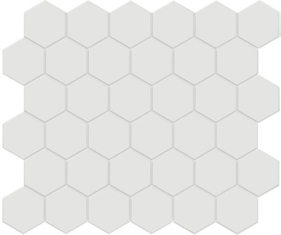 2" Vintage Grey Matte Hex Mosaic | Young Interiors Flooring Center