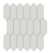 2x5 Warm Grey Matte Picket Mosaic | Young Interiors Flooring Center
