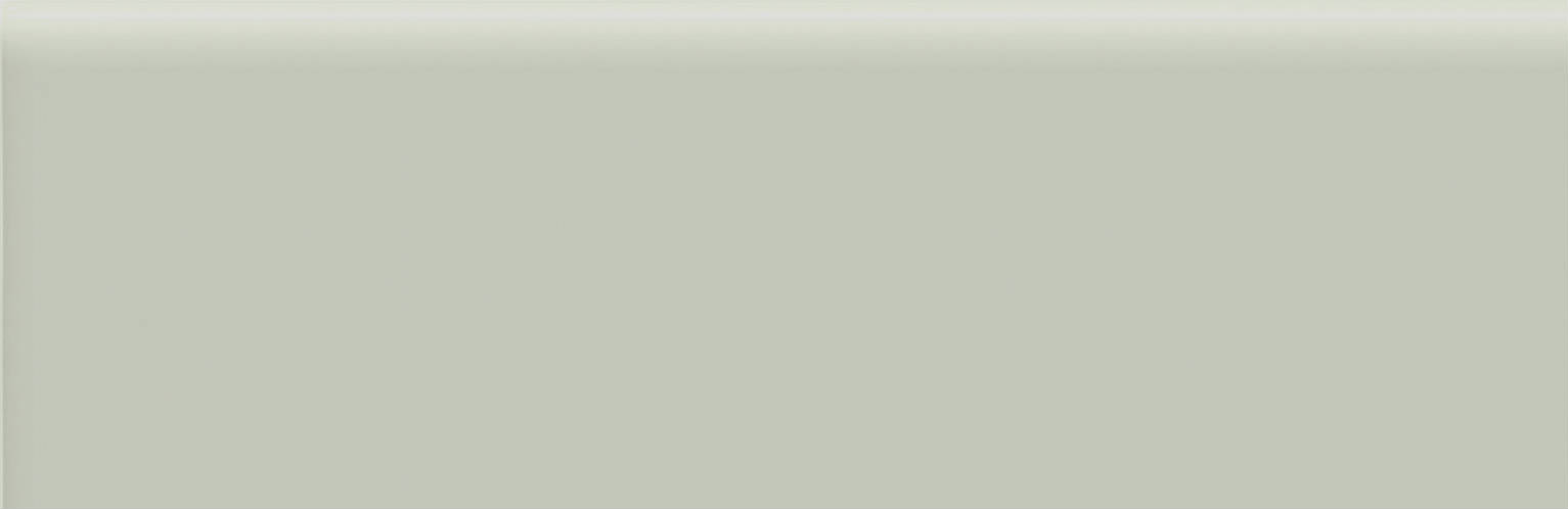 2×6 Soft Sage Glossy Bullnose