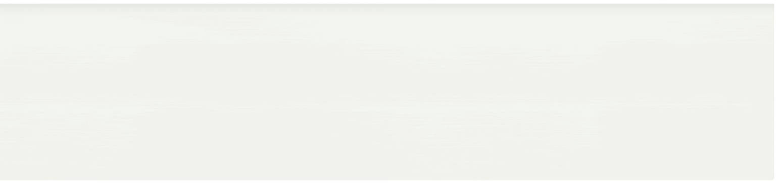 2×8 White Glossy Bullnose