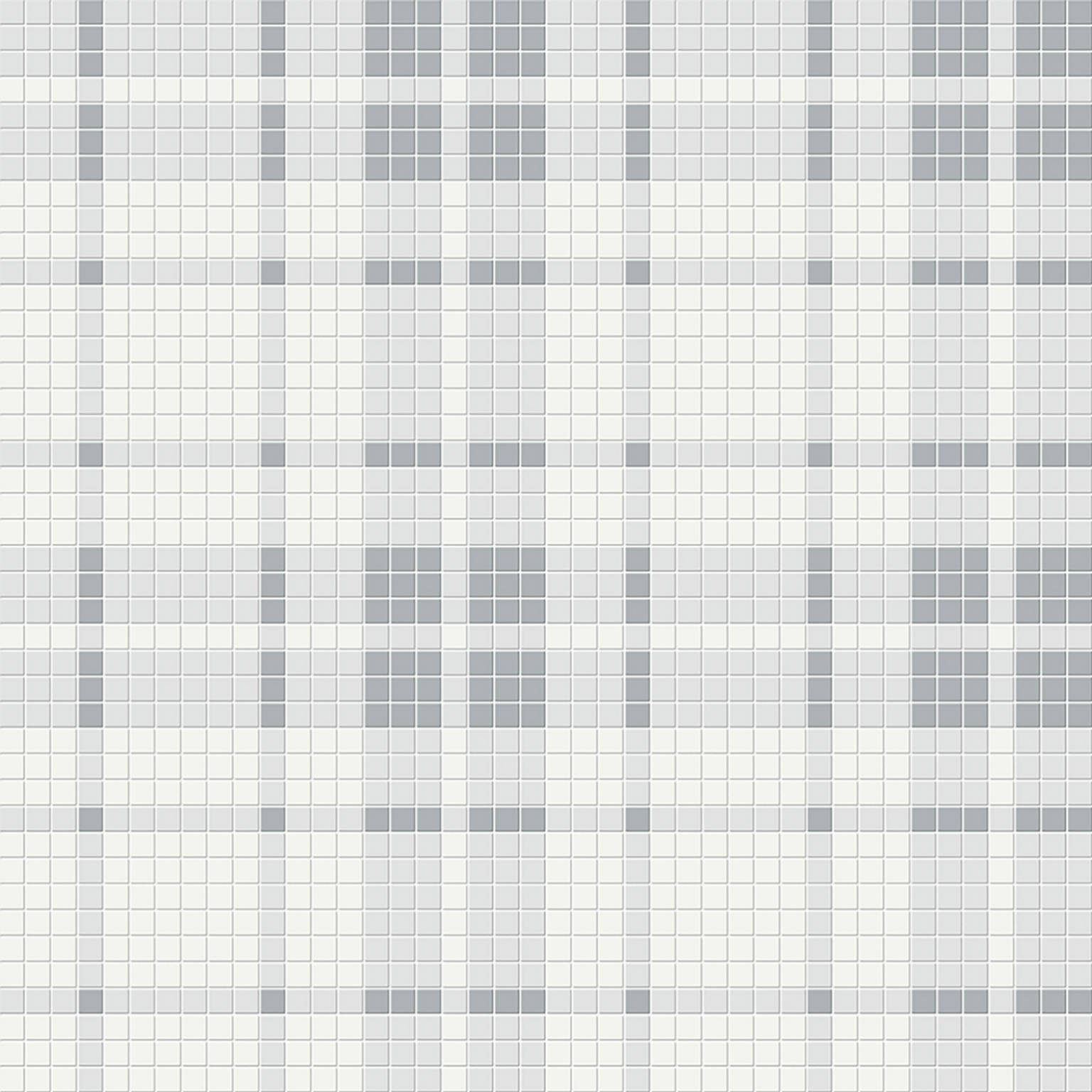 Afternoon Blend Matte Plaid Pattern Mosaic