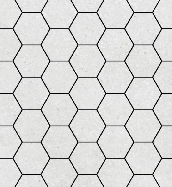 Ashland 3" Hexagon White Mosaic | Young Interiors Flooring Center