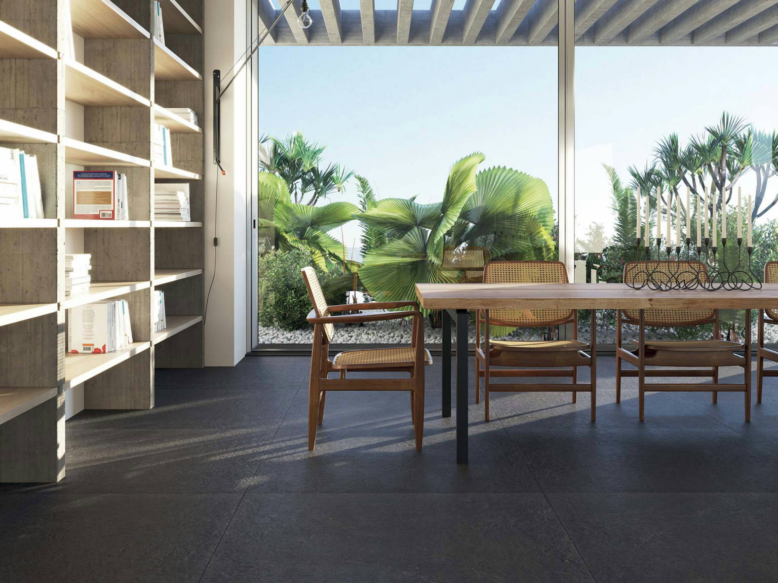 California Slate Monterey Black 12x24 0 | Young Interiors Flooring Center
