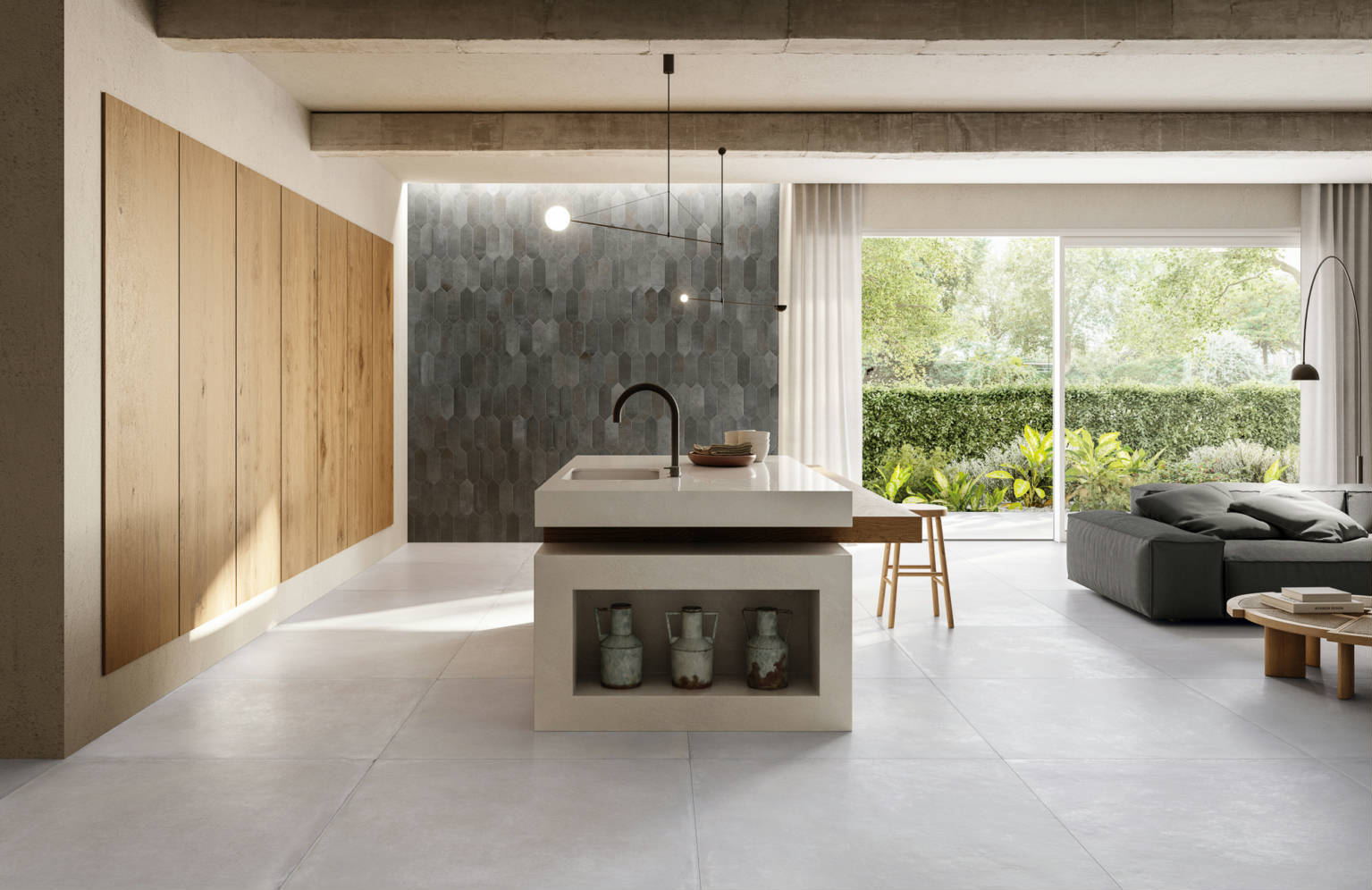 Charleston Whitehall Bianco 40x40 | Young Interiors Flooring Center