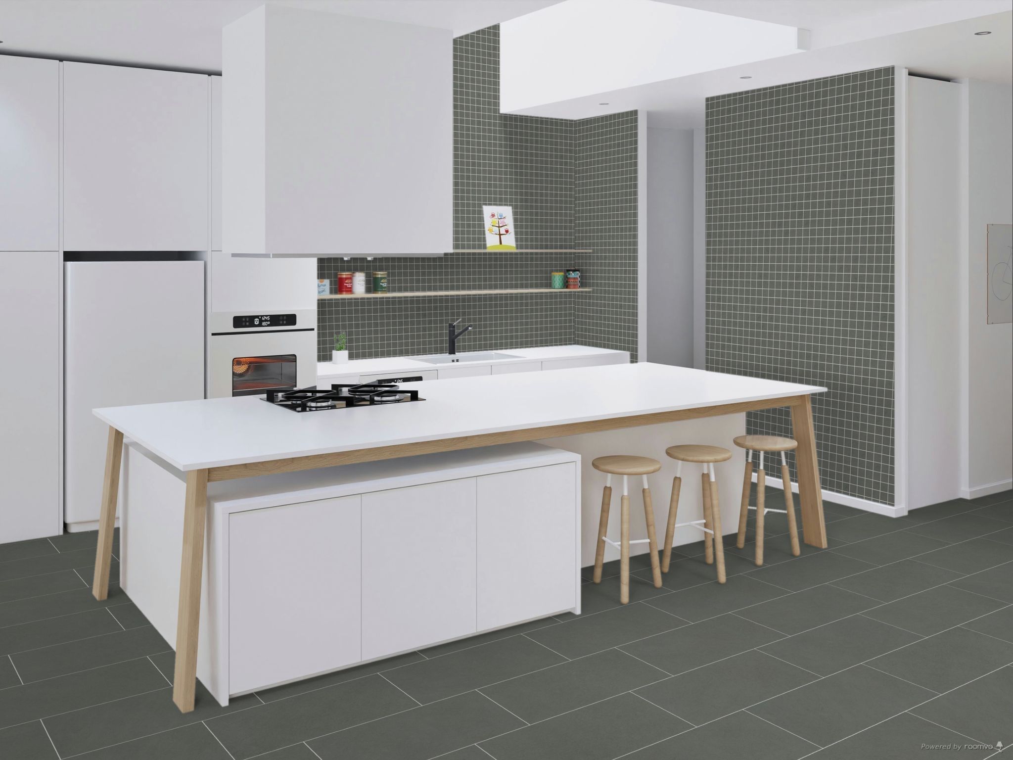 Concord Umber Matte 12x24 & 2x2 | Young Interiors Flooring Center