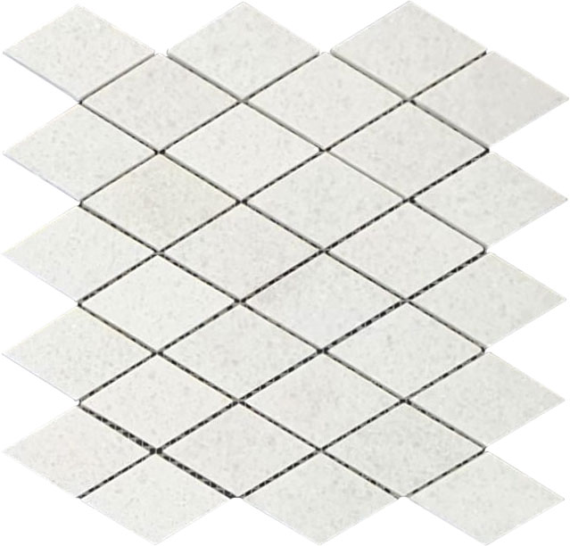 Crystal White Multicolor Marble Diamond Honed