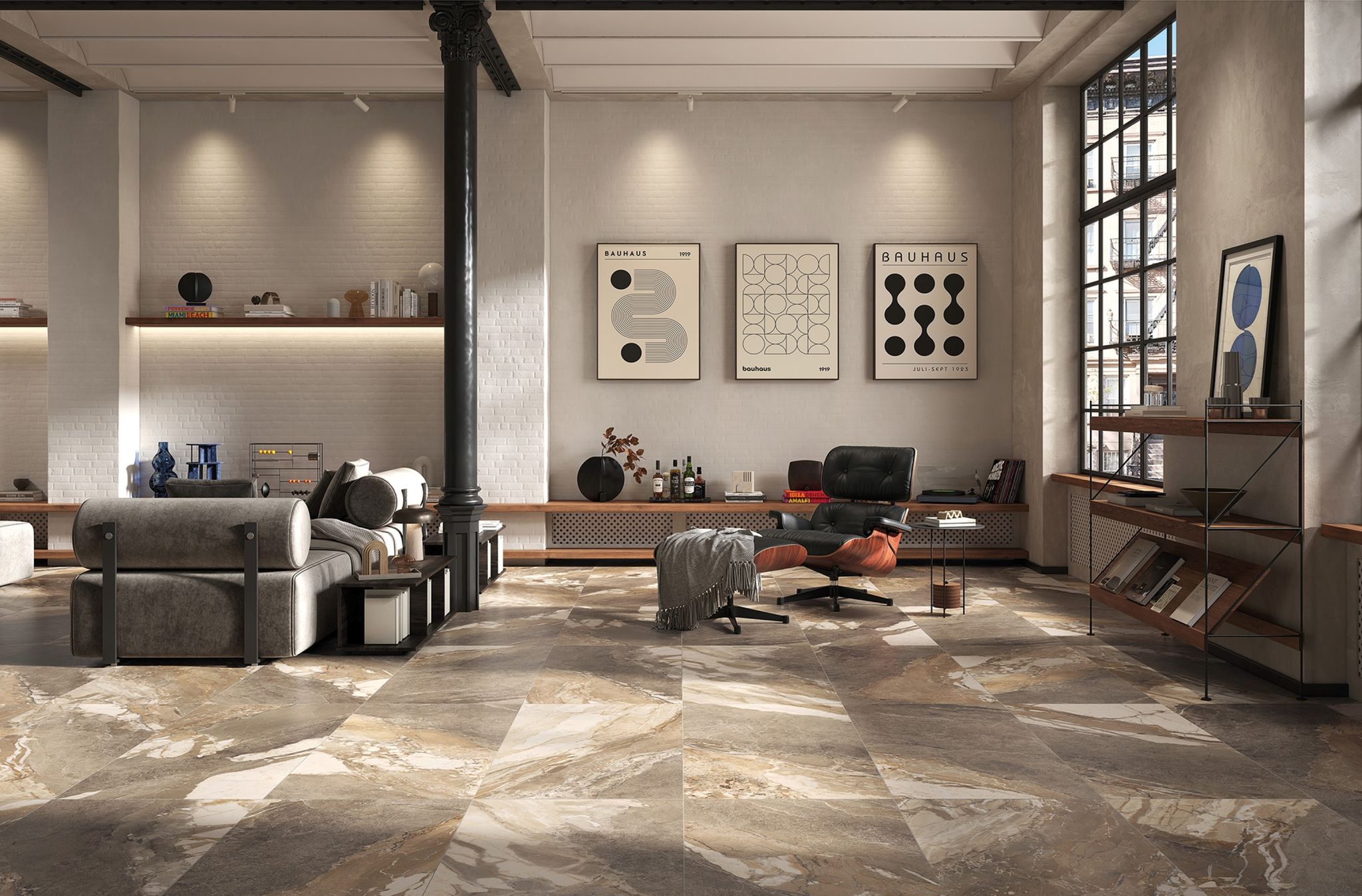 Dynasty Taupe Polished/Matte 24x48 1 | Young Interiors Flooring Center