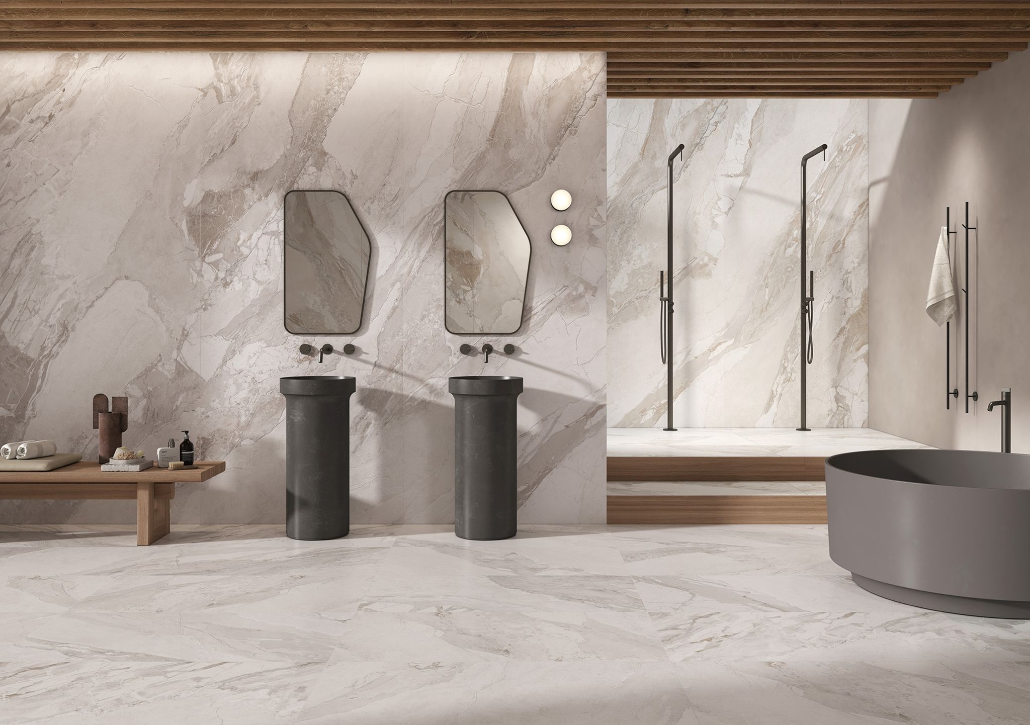 Dynasty White Polished/Matte 24x48 2 | Young Interiors Flooring Center