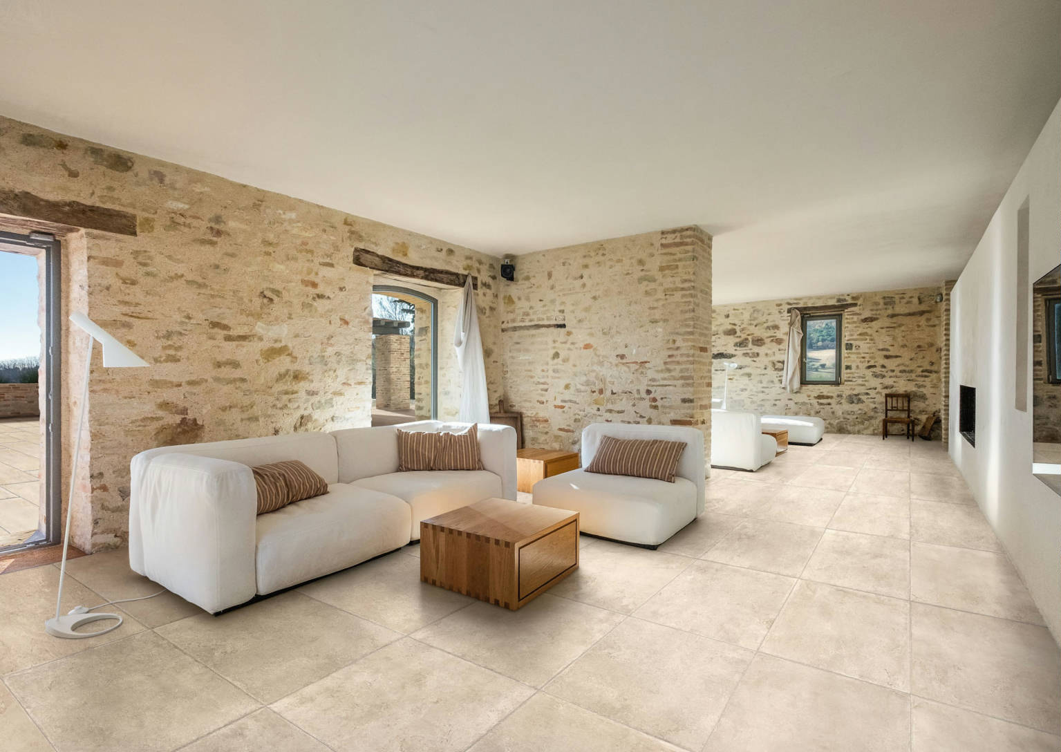Elevation Dor Sand 24x24 | Young Interiors Flooring Center