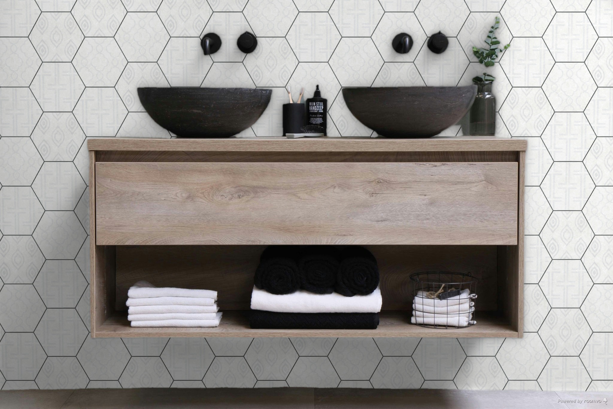 Form 5.5X6.3” White Decor* Hexagon | Young Interiors Flooring Center