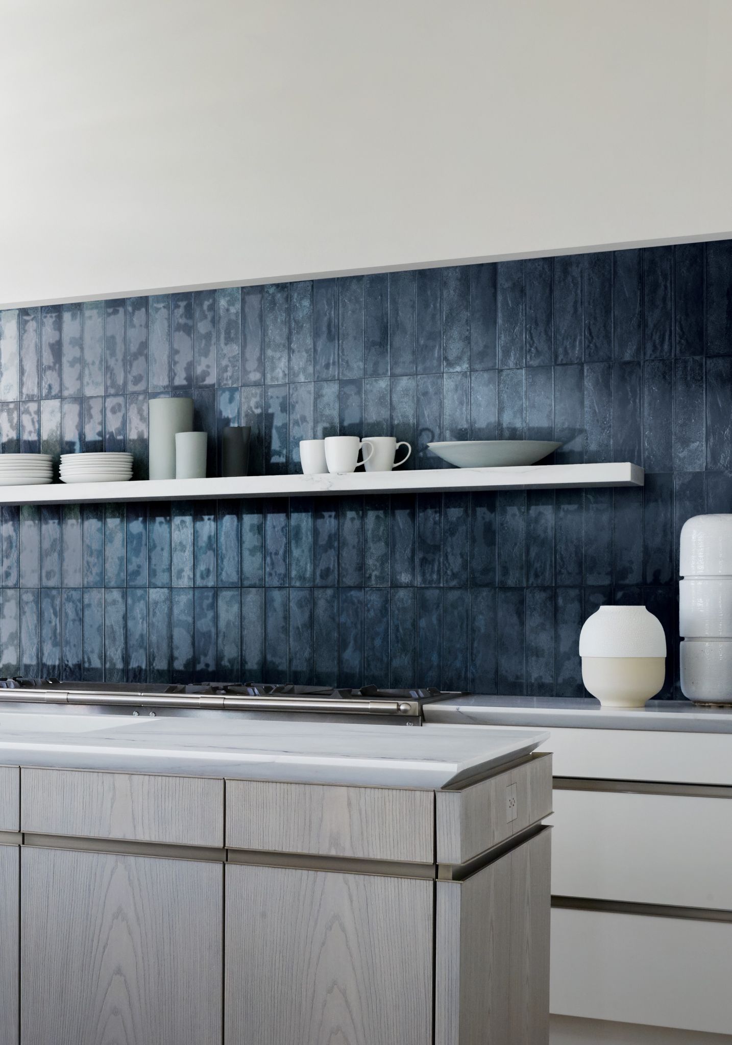 Grand Cayman 3x12" West Bay Blue | Young Interiors Flooring Center