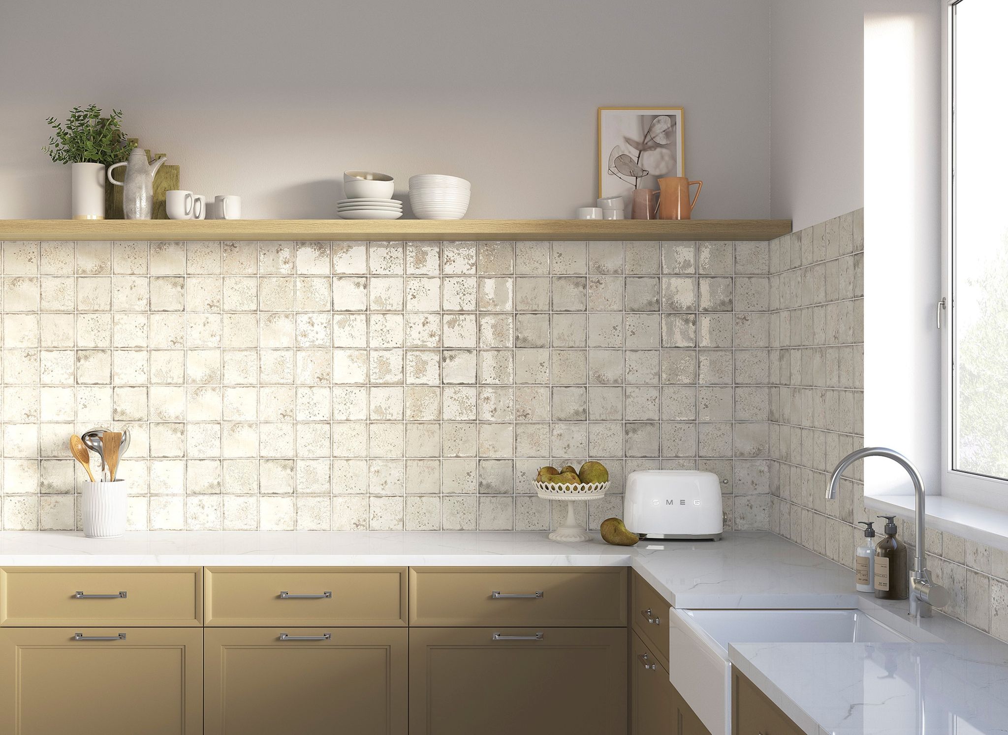Jamaica Cream 5x5 | Young Interiors Flooring Center