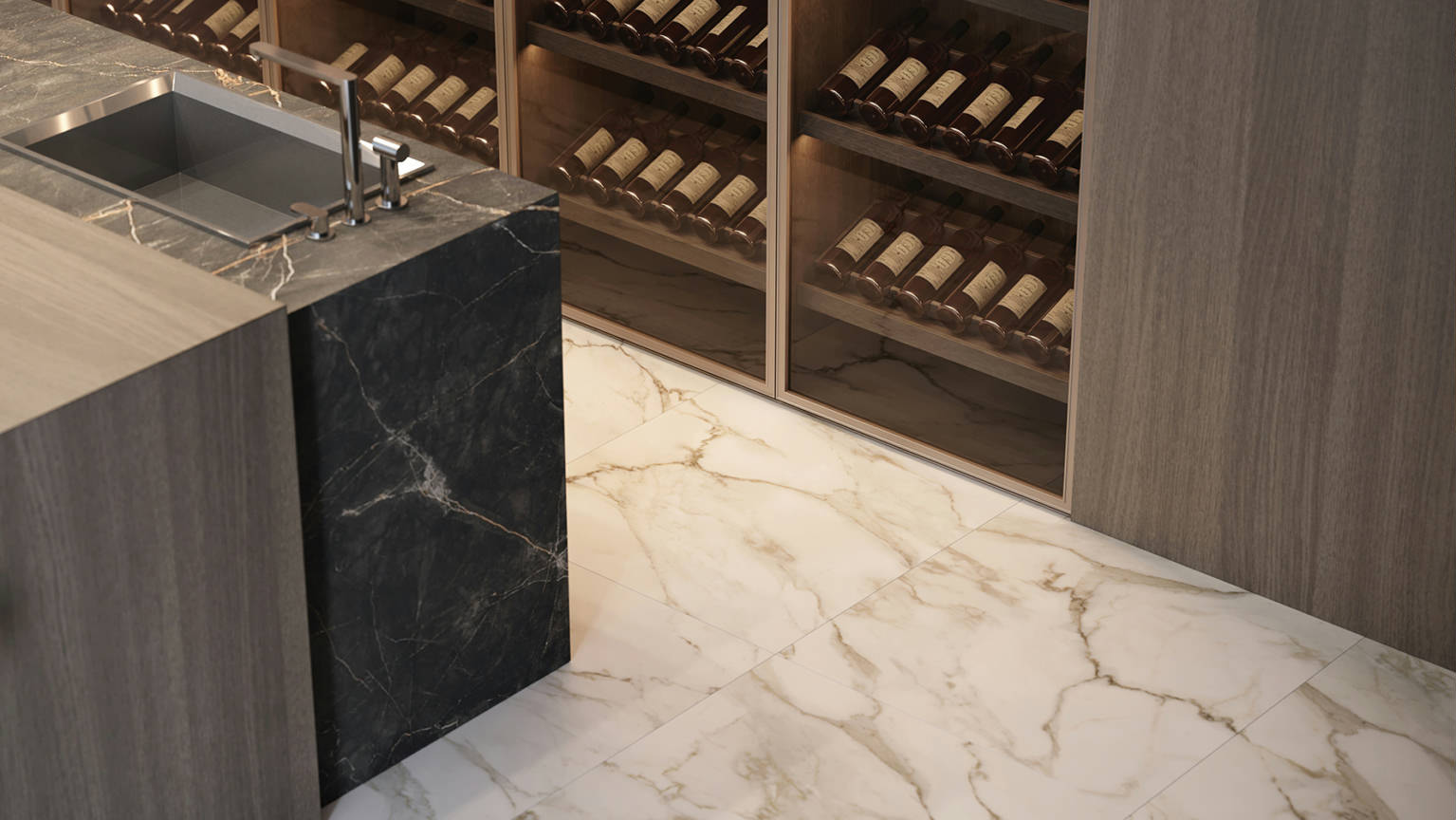 Luxury Amalfi Calacatta 32x32 3 | Young Interiors Flooring Center