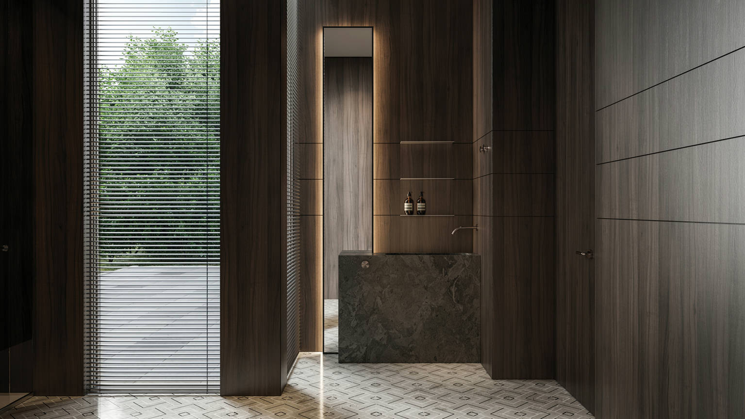 Luxury Roma Argento Picco Mosaic | Young Interiors Flooring Center