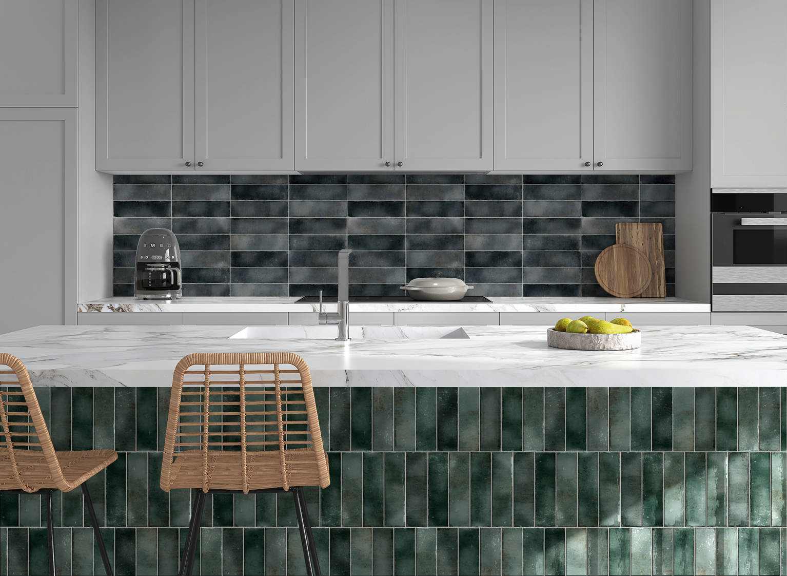Miami Brickell Jade and Key Biscayne Anthracite | Young Interiors Flooring Center
