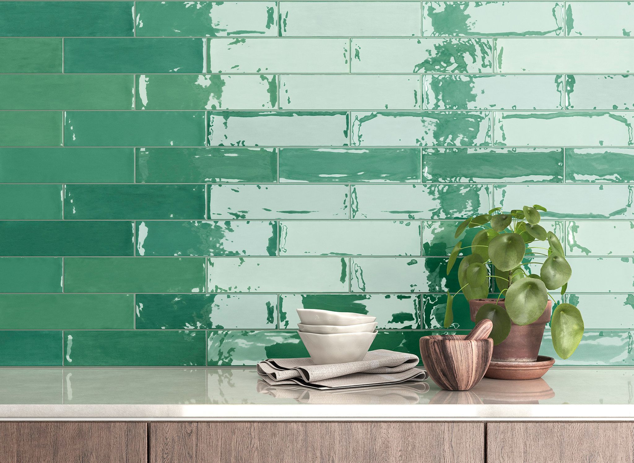 Morocco Green 3x11 | Young Interiors Flooring Center