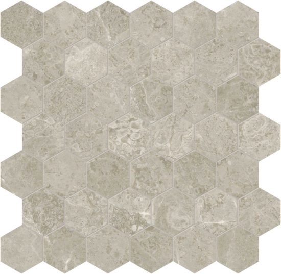 Ritz Gray 2 Hexagon Mosaic | Young Interiors Flooring Center