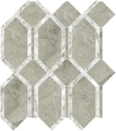 Roma Argento Polished Modella Mosaic | Young Interiors Flooring Center