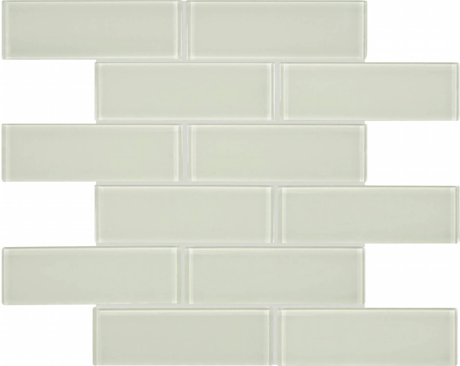 Sand 2X6 Brick Mosaic