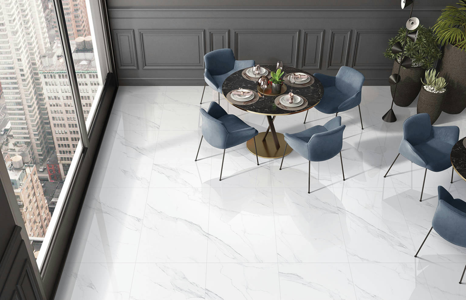 Treasure Statuario 24x48 Polished | Young Interiors Flooring Center