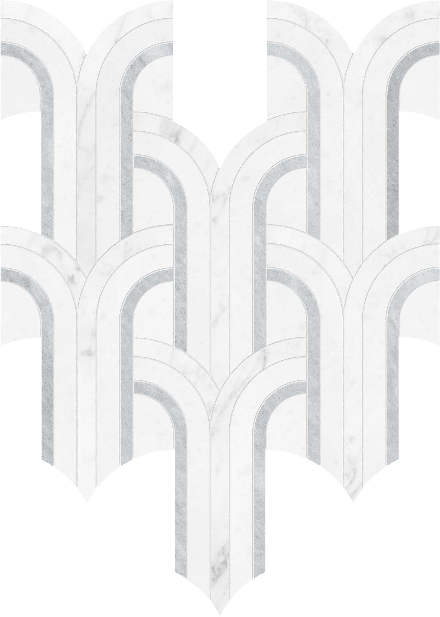 Utopio Florence Dove Stone Mosaic