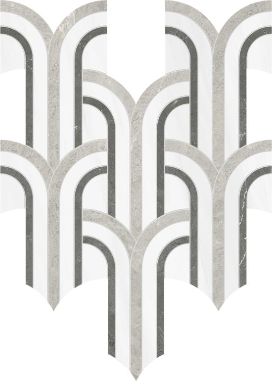 Utopio Florence Mist Mosaic | Young Interiors Flooring Center