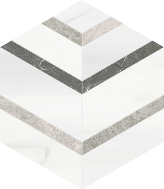 Utopio Hexo Mist Mosaic | Young Interiors Flooring Center
