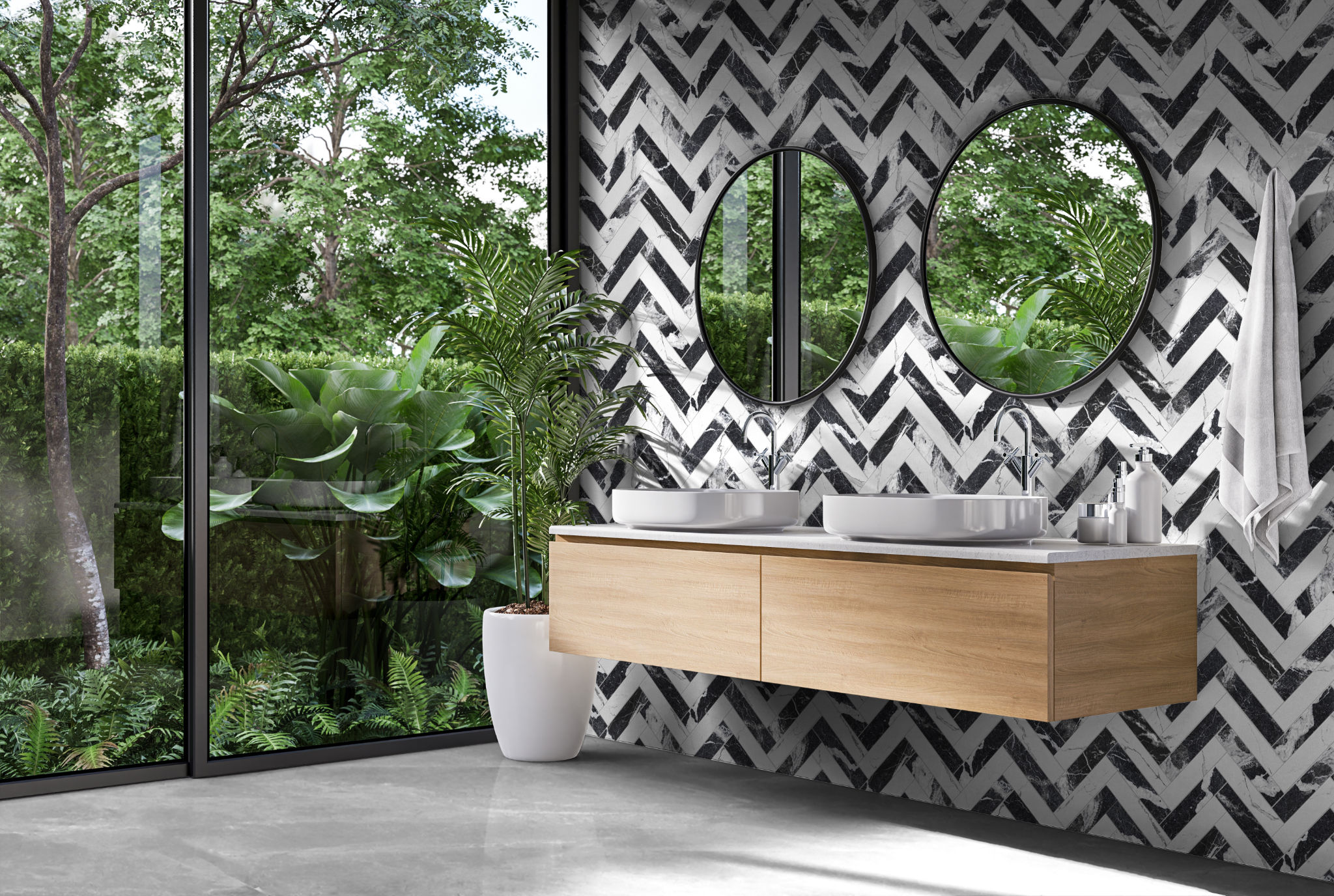 Obsession Nero & Statuario  | Young Interiors Flooring Center