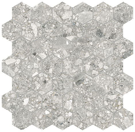 Royal Stoneworks 2″ Regal Fossil Vein Hex