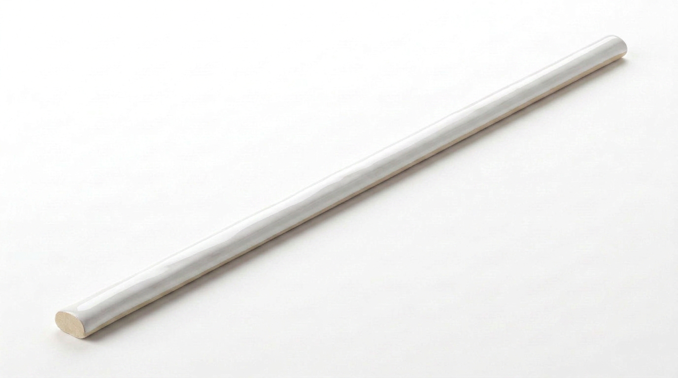 Aruba White Gloss .39x9 Trim