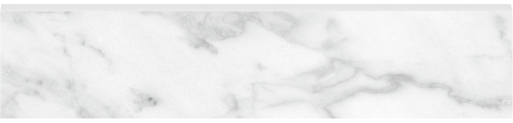 Plata 3×12 Carrara Abisso Bullnose Polished