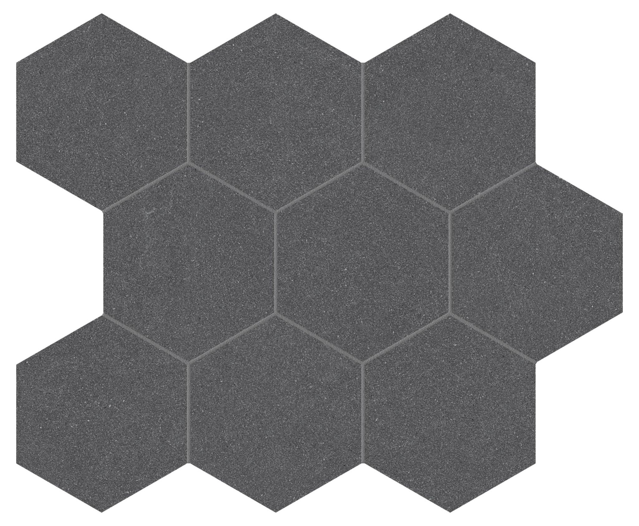 Serena 4″ Hex Flint