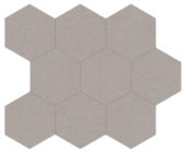 Serena 4" Hex Pewter | Young Interiors Flooring Center
