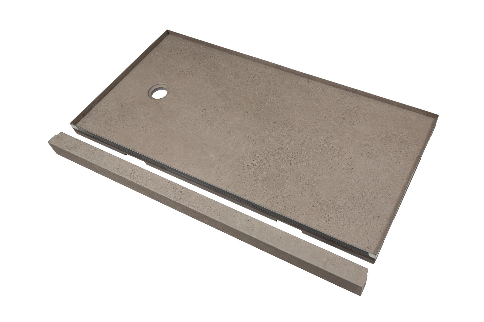 Shower Pan 30x60 Concrete Sand