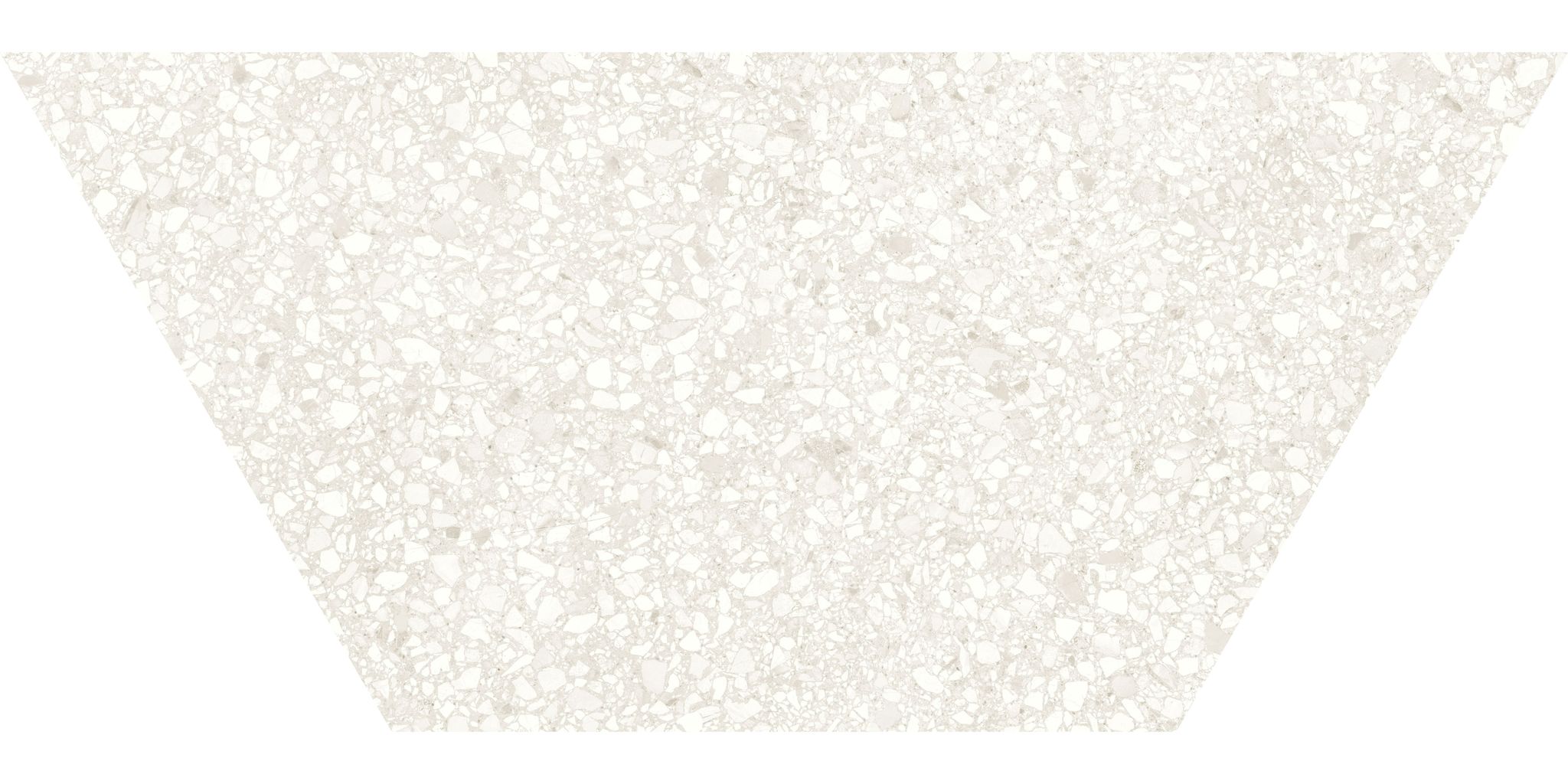 Station 10x24 Ivory Half Hexagon